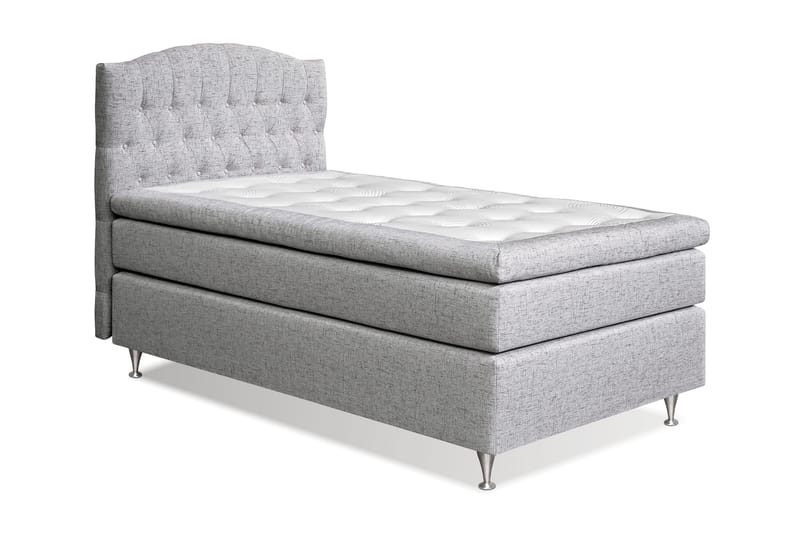 Belda Kontinentalseng 120x200 Medium - Lysegrå - Møbler - Senge - Kontinentalsenge