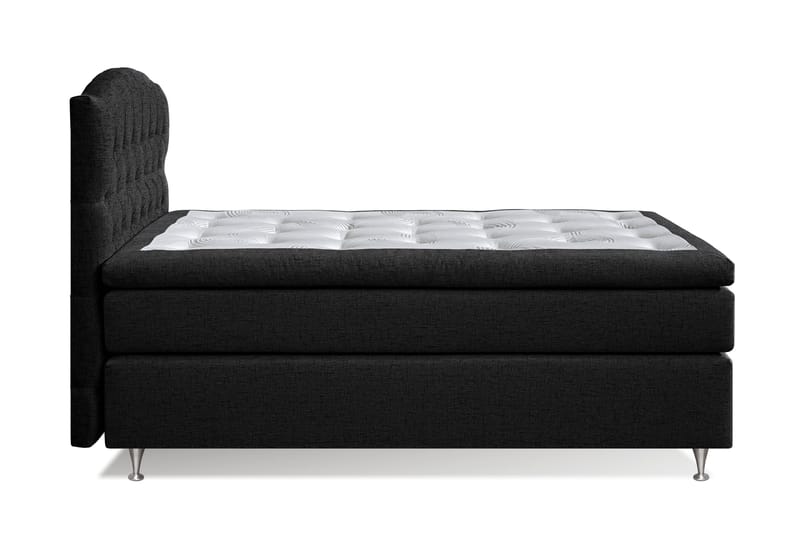 Belda Kontinentalseng 120x200 Medium - Sort - Møbler - Senge - Kontinentalsenge