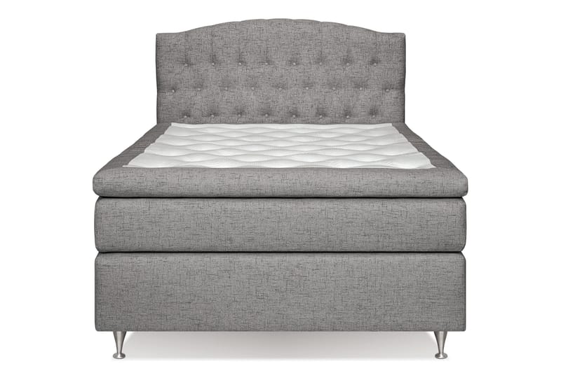 Belda Kontinentalseng 140x200 Fast - Grå - Møbler - Senge - Kontinentalsenge