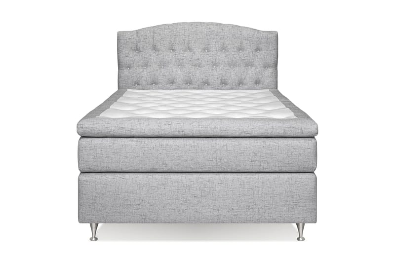 Belda Kontinentalseng 140x200 Fast - Lysegrå - Møbler - Senge - Kontinentalsenge