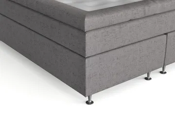 Belda Kontinentalseng 140x200 Medium - Grå - Møbler - Senge - Kontinentalsenge