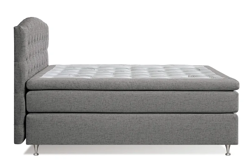 Belda Kontinentalseng 140x200 Medium - Grå - Møbler - Senge - Kontinentalsenge