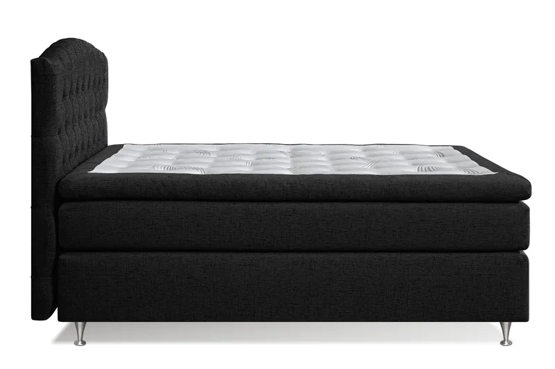Belda Kontinentalseng 140x200 Medium - Sort - Møbler - Senge - Kontinentalsenge