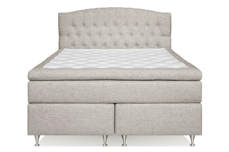 Belda Kontinentalseng 160x200 Fast - Beige - Møbler - Senge - Kontinentalsenge