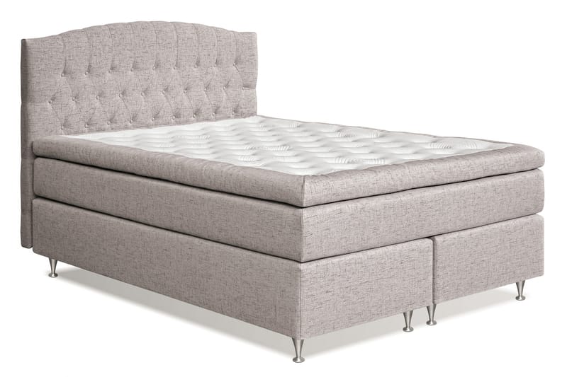 Belda Kontinentalseng 160x200 Fast/Medium - Beige - Møbler - Senge - Kontinentalsenge