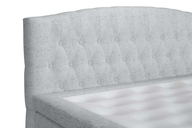 Belda Kontinentalseng 160x200 Medium - Lysegrå - Møbler - Senge - Kontinentalsenge