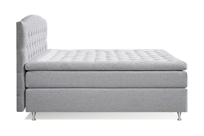 Belda Kontinentalseng 160x200 Medium - Lysegrå - Møbler - Senge - Kontinentalsenge