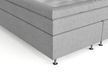 Belda Kontinentalseng 160x200 Medium - Lysegrå - Møbler - Senge - Kontinentalsenge
