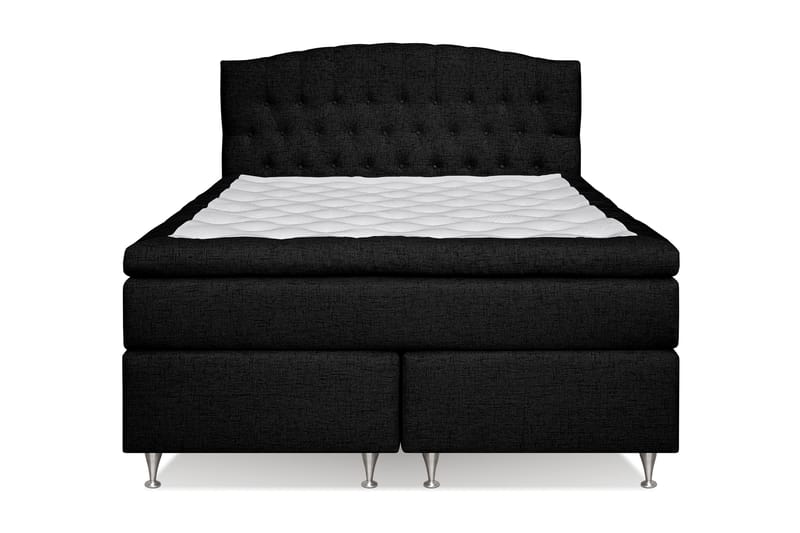 Belda Kontinentalseng 160x200 Medium - Sort - Møbler - Senge - Kontinentalsenge
