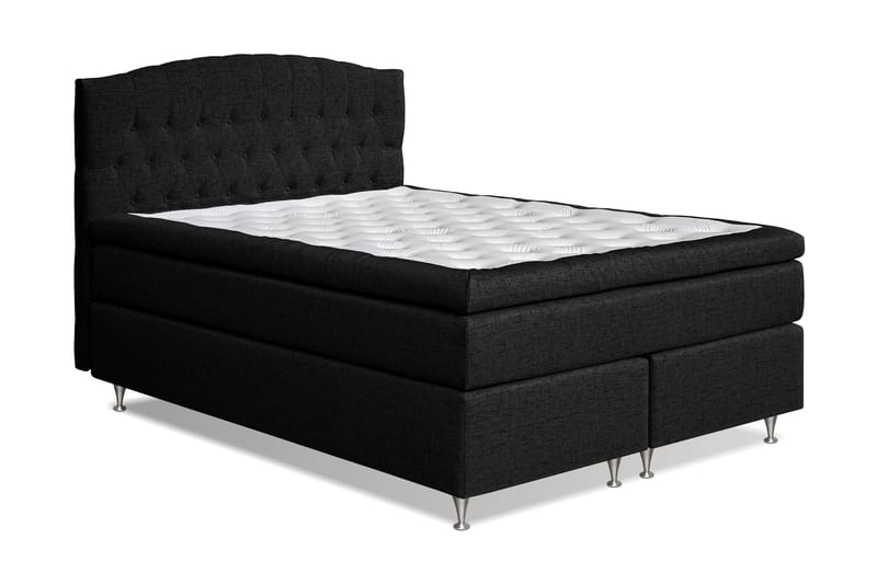 Belda Kontinentalseng 160x200 Medium - Sort - Møbler - Senge - Kontinentalsenge
