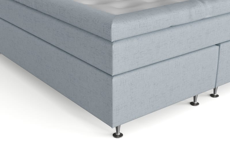 Belda Kontinentalseng 180x200 Fast/Medium - Lyseblå - Møbler - Senge - Kontinentalsenge