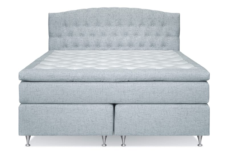 Belda Kontinentalseng 180x200 Fast/Medium - Lyseblå - Møbler - Senge - Kontinentalsenge