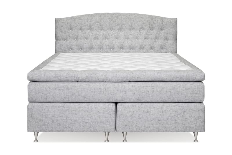 Belda Kontinentalseng 180x200 Fast/Medium - Lysegrå - Møbler - Senge - Kontinentalsenge
