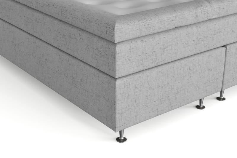 Belda Kontinentalseng 180x200 Fast/Medium - Lysegrå - Møbler - Senge - Kontinentalsenge