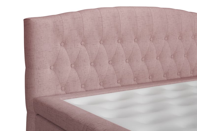 Belda Kontinentalseng 180x200 Fast/Medium - Lyserød - Møbler - Senge - Kontinentalsenge