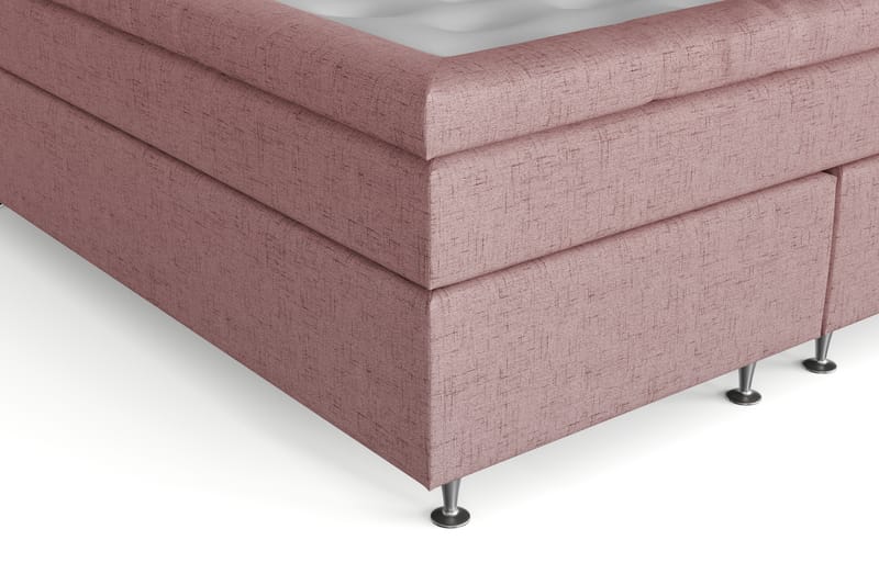 Belda Kontinentalseng 180x200 Fast/Medium - Lyserød - Møbler - Senge - Kontinentalsenge