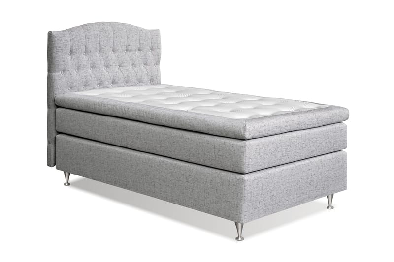 Belda Sengepakke 120x200 Fast - Lysegrå - Møbler - Senge - Komplet sengepakke