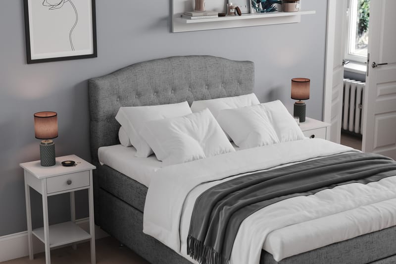 Belda Sengepakke 140x200 Fast - Grå - Møbler - Senge - Kontinentalsenge