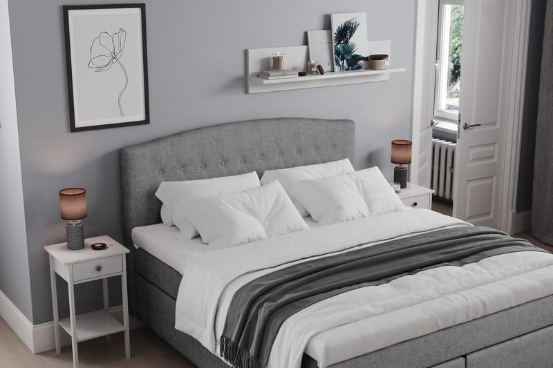 Belda Sengepakke 160x200 Fast/Medium - Grå - Møbler - Senge - Kontinentalsenge