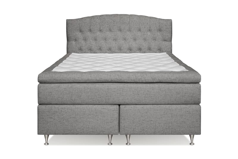 Belda Sengepakke 160x200 Fast/Medium - Grå - Møbler - Senge - Komplet sengepakke