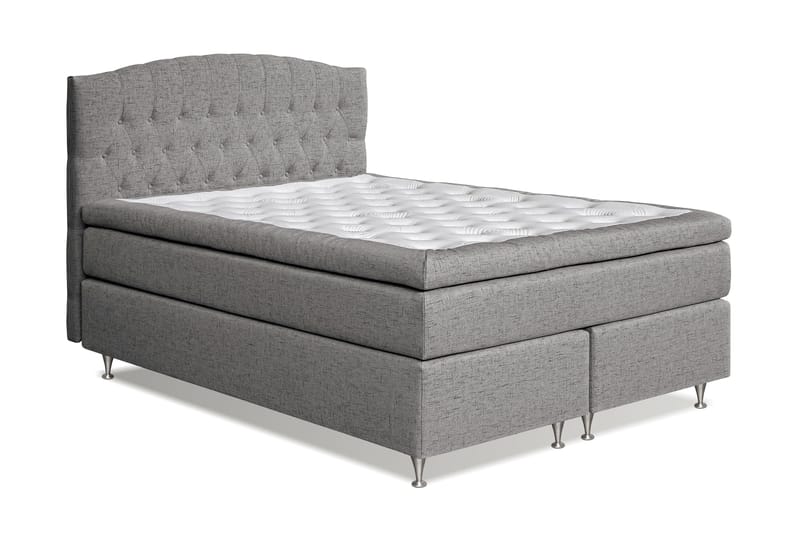 Belda Sengepakke 160x200 Fast/Medium - Grå - Møbler - Senge - Komplet sengepakke