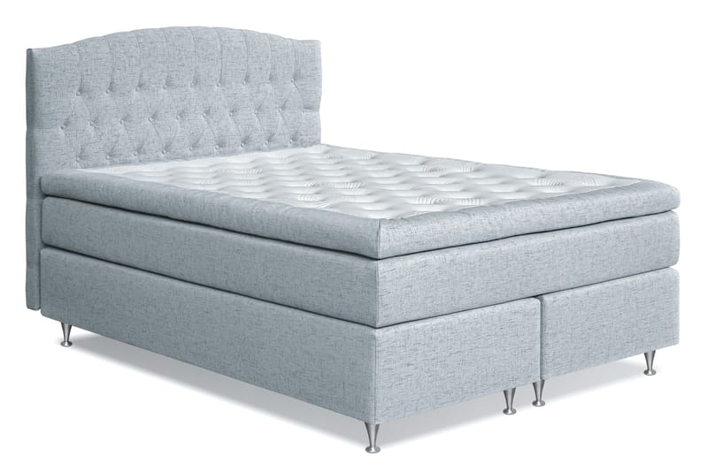 Belda Sengepakke 160x200 Fast/Medium - Lyseblå - Møbler - Senge - Komplet sengepakke