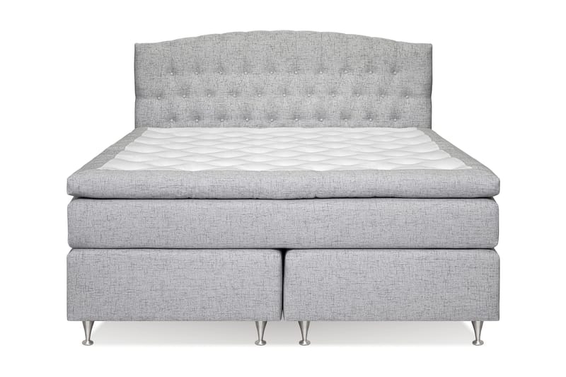 Belda Sengepakke 160x200 Fast/Medium - Lysegrå - Møbler - Senge - Komplet sengepakke