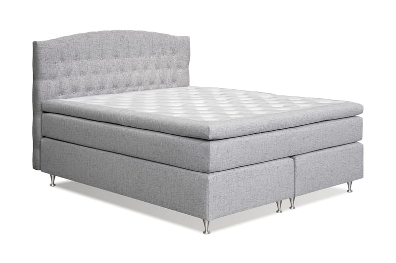 Belda Sengepakke 160x200 Fast/Medium - Lysegrå - Møbler - Senge - Komplet sengepakke