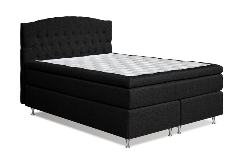 Belda Sengepakke 160x200 Fast/Medium - Sort - Møbler - Senge - Komplet sengepakke