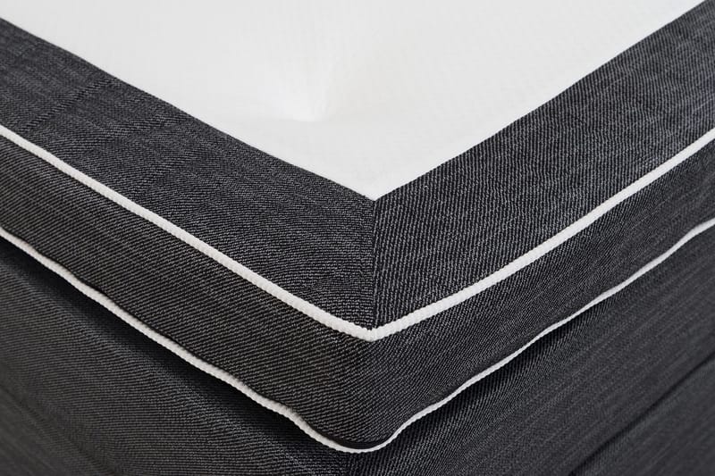 Belinda Komplet Sengepakke 180x200 - Mørkegrå - Komplet sengepakke - Kontinentalsenge - Dobbeltsenge
