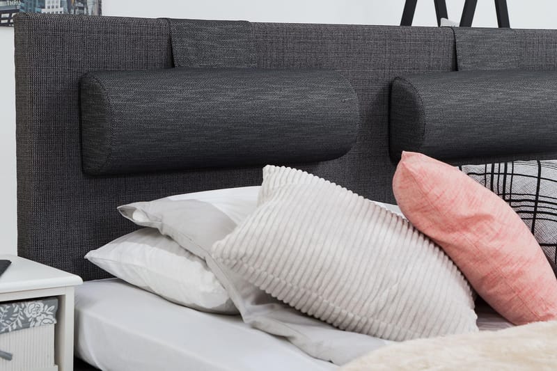 Belinda Kontinentalseng 180x200 - Ancona Grå - Møbler - Senge - Kontinentalsenge