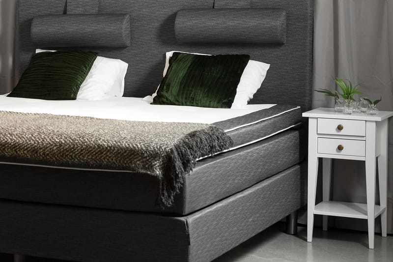 Belinda Kontinentalseng 180x200 - Ancona Grå - Møbler - Senge - Kontinentalsenge