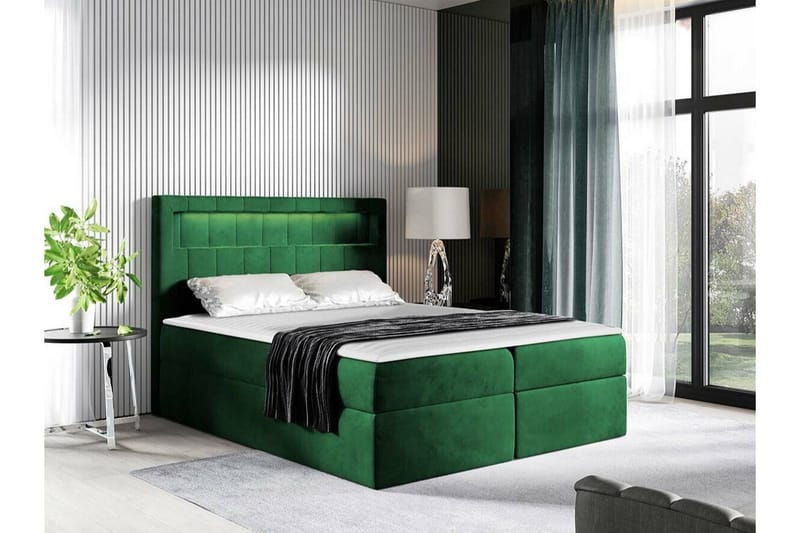 Boisdale Kontinentalseng 180x200 cm - Grøn - Møbler - Senge - Kontinentalsenge