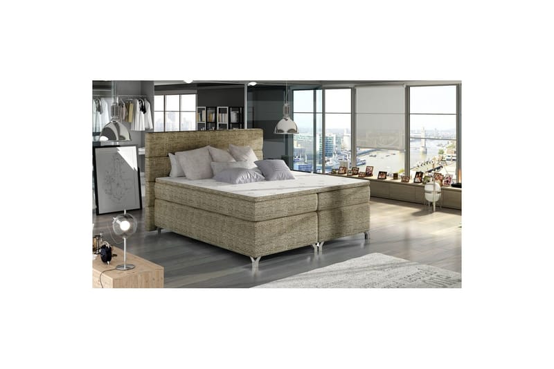 Boxmadras Eltap Amadeo, Berlin 03, Beige, 140x200 cm