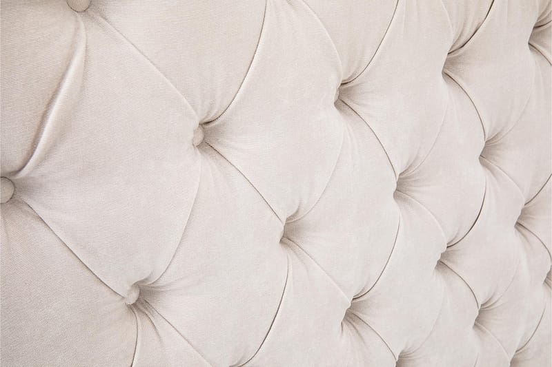Celine komplet sengepakke Kontinental seng 180x200 Velour - Beige - Møbler - Senge - Komplet sengepakke