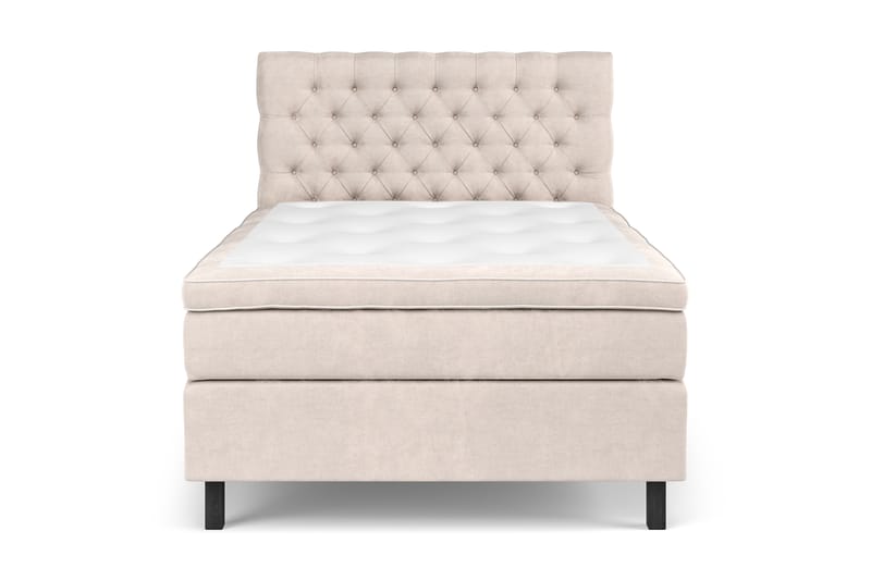 Celine kontinentalseng 120x200cm - Beige / velour - Møbler - Senge - Kontinentalsenge