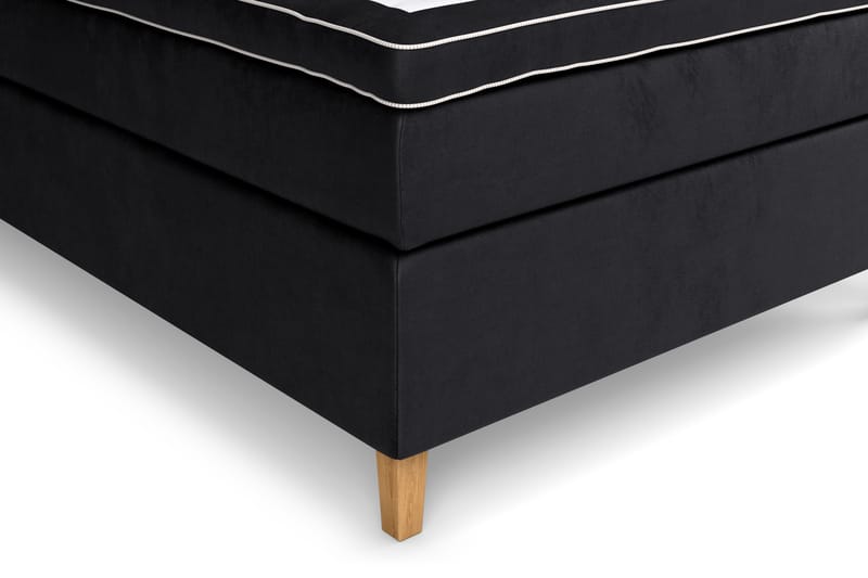 Celine kontinentalseng 120x200cm - Sort / velour - Møbler - Senge - Kontinentalsenge