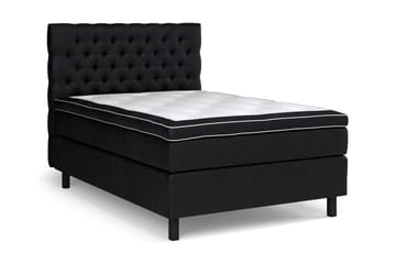 Celine kontinentalseng 120x200cm - Sort / velour - Møbler - Senge - Kontinentalsenge
