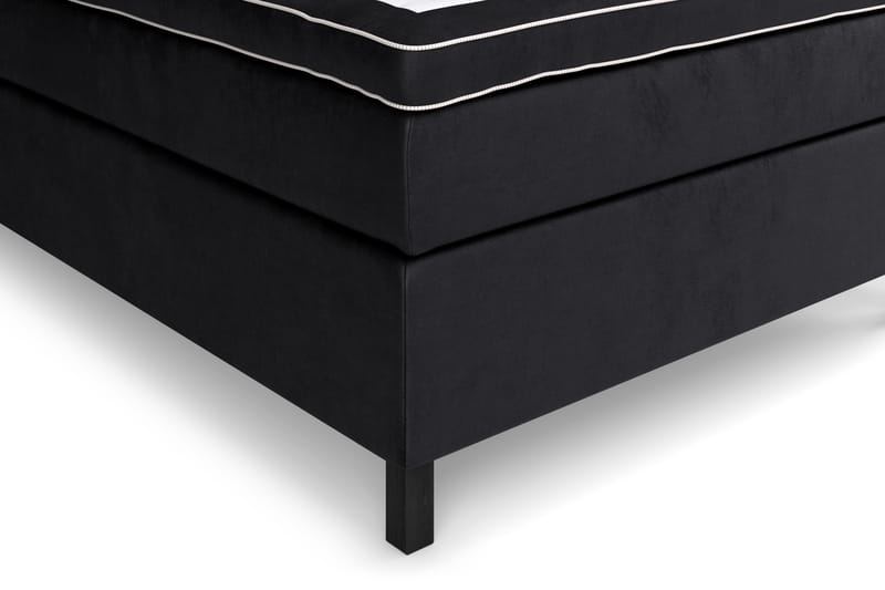 Celine kontinentalseng 120x200cm - Sort / velour - Møbler - Senge - Kontinentalsenge