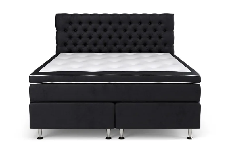 Celine kontinentalseng 160x200cm, Sort / velour