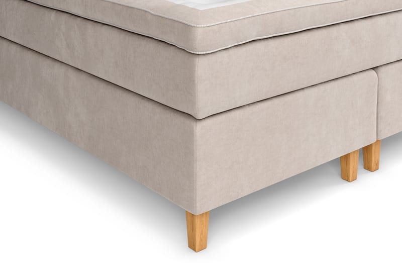 Celine kontinentalseng 180x200cm - Beige / velour - Kontinentalsenge - Dobbeltsenge