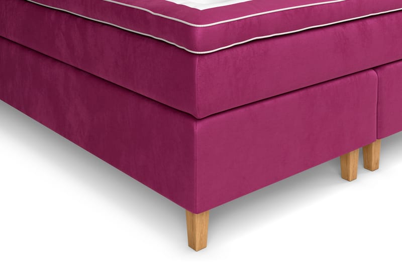Celine kontinentalseng 180x200cm - Pink / Velour - Møbler - Senge - Kontinentalsenge