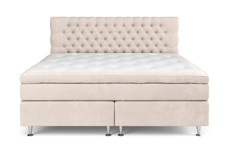 Celine kontinentalseng 210x210cm, Beige / velour
