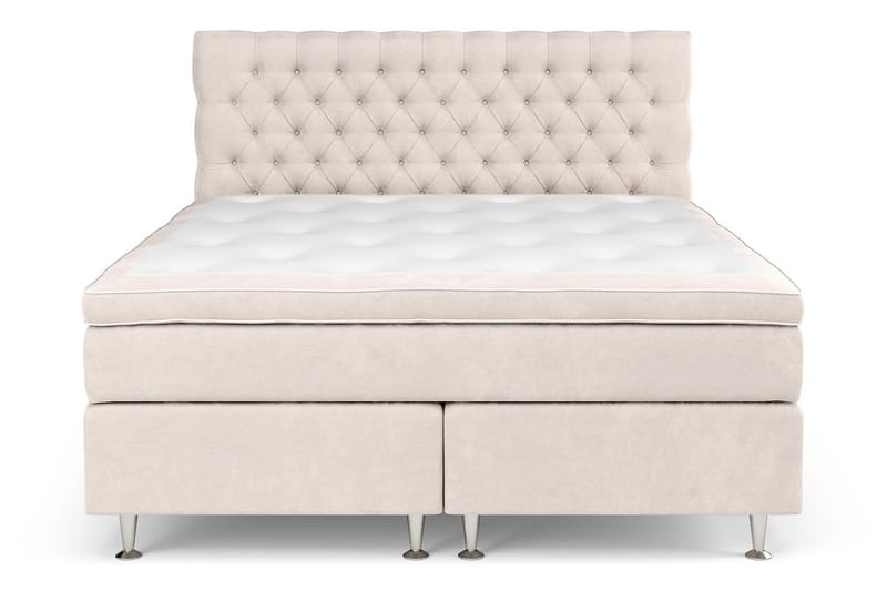 Celine kontinentalseng Komplet komplet seng pakke 210x210 - Beige - Møbler - Senge - Kontinentalsenge