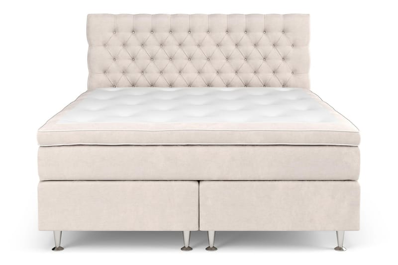 Celine kontinentalseng Komplet komplet seng pakke 210x210 - Beige - Møbler - Senge - Kontinentalsenge