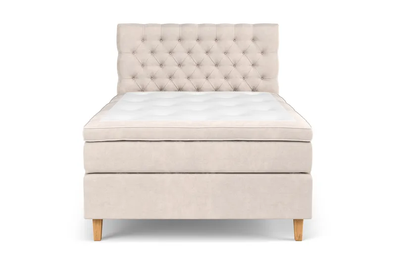 Celine Sengepakke 120x200cm - Beige / velour - Møbler - Senge - Kontinentalsenge