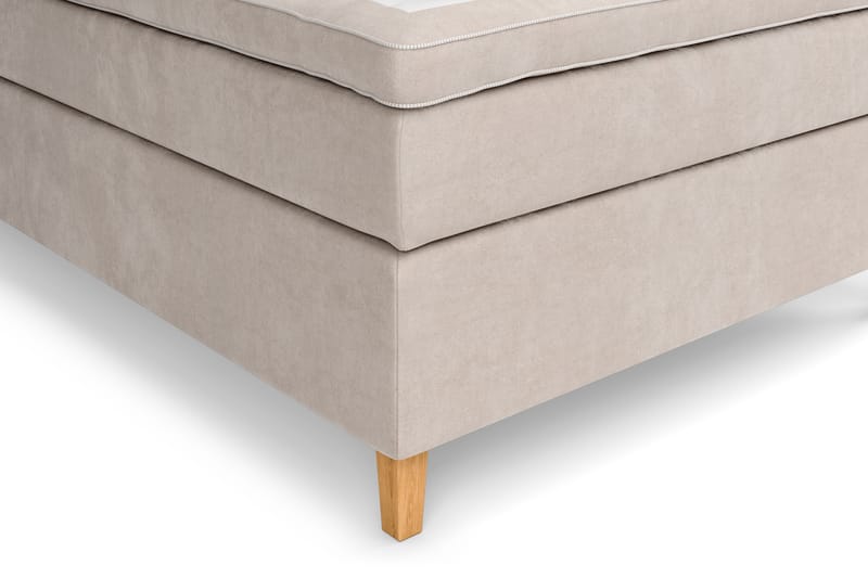 Celine Sengepakke 120x200cm - Beige / velour - Kontinentalsenge