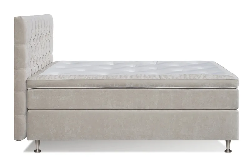 Celine Sengepakke 120x200cm - Beige / velour - Møbler - Senge - Kontinentalsenge