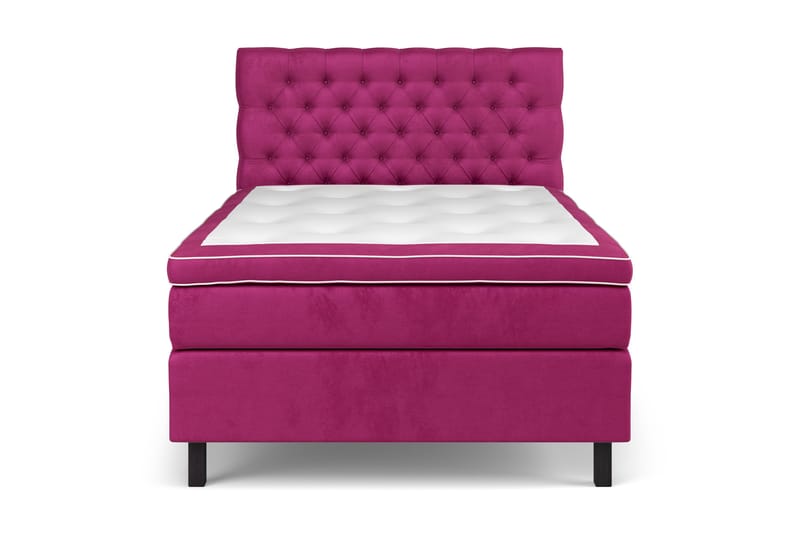 Celine Sengepakke 120x200cm - Pink / Velour - Møbler - Senge - Kontinentalsenge