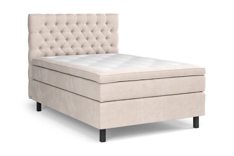 Celine Sengepakke 140x200cm - Beige / velour - Møbler - Senge - Kontinentalsenge